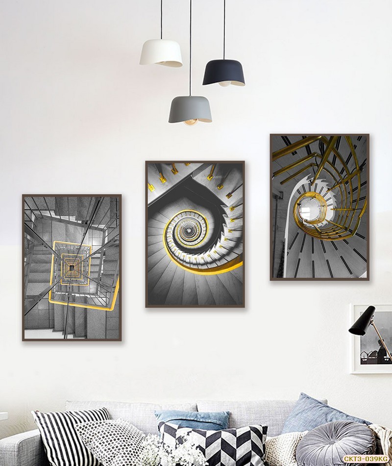 Cầu thang xoắn ốc - vàng CKT3-039KG